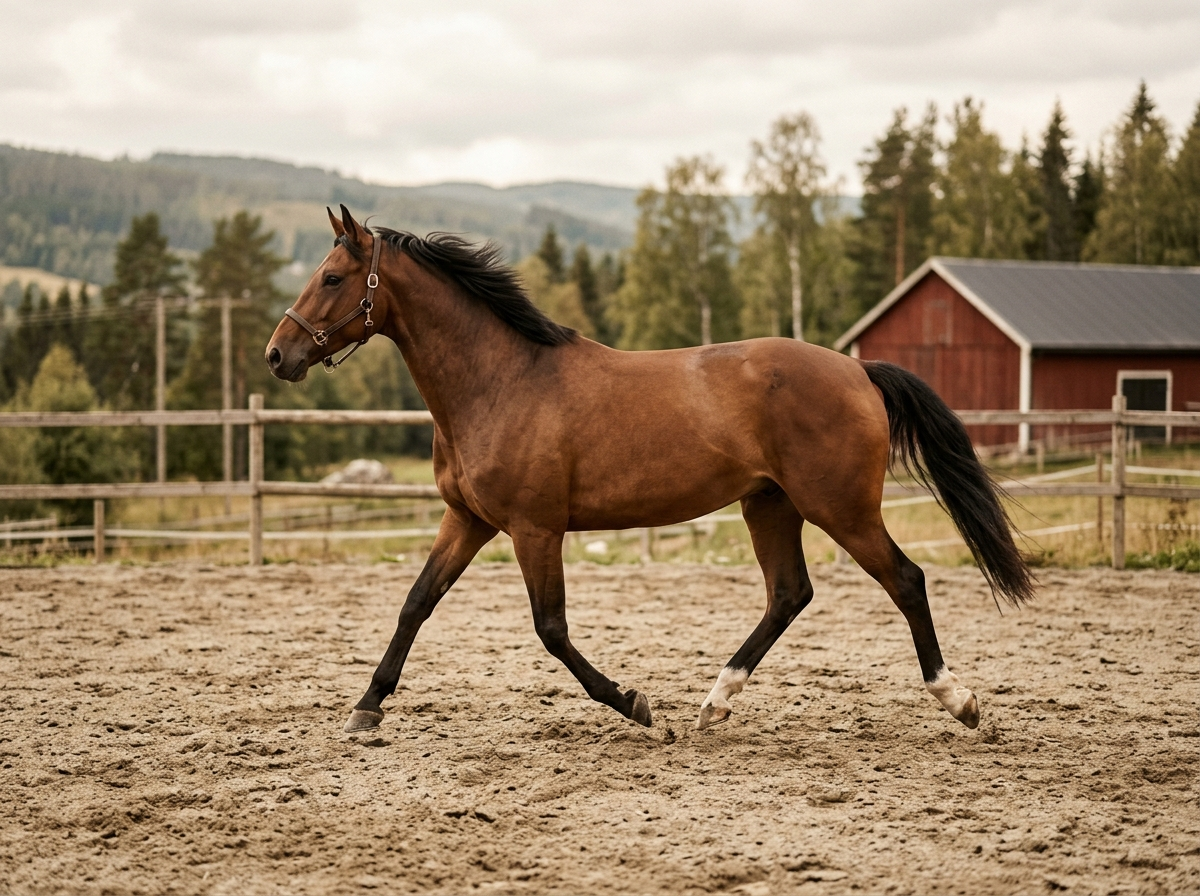 Hest i trav